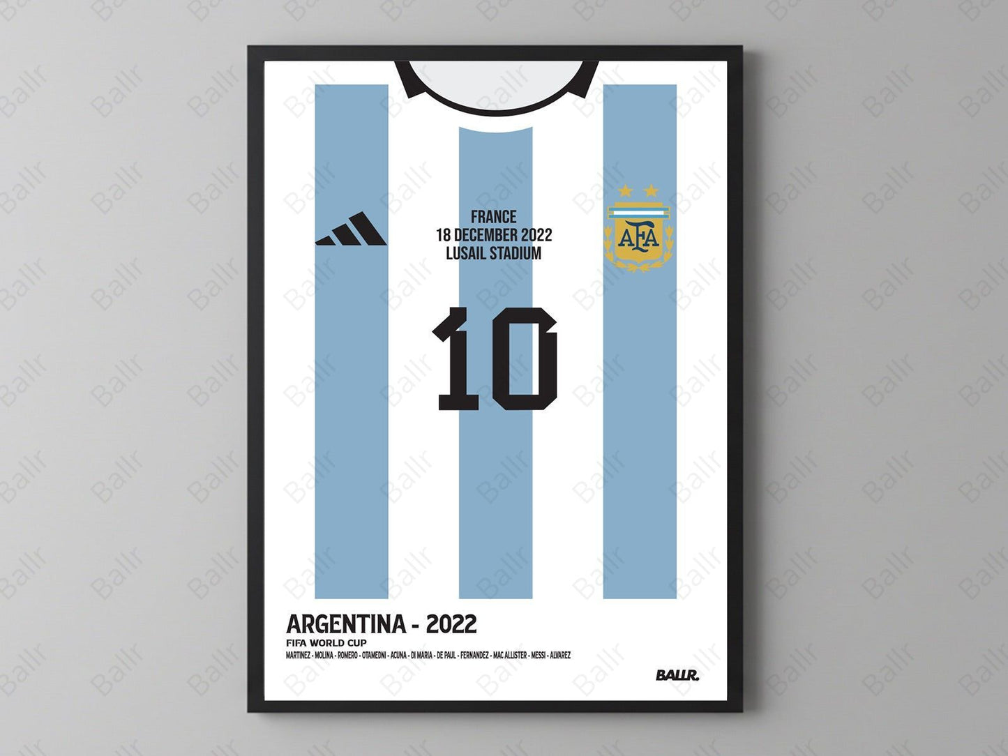 Messi WC 2022 Final Kit