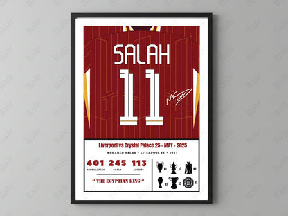 Mohamed Salah's Iconic Season 24/25 Kit
