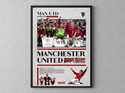 Manchester United 1998/1999 Iconic Treble Season