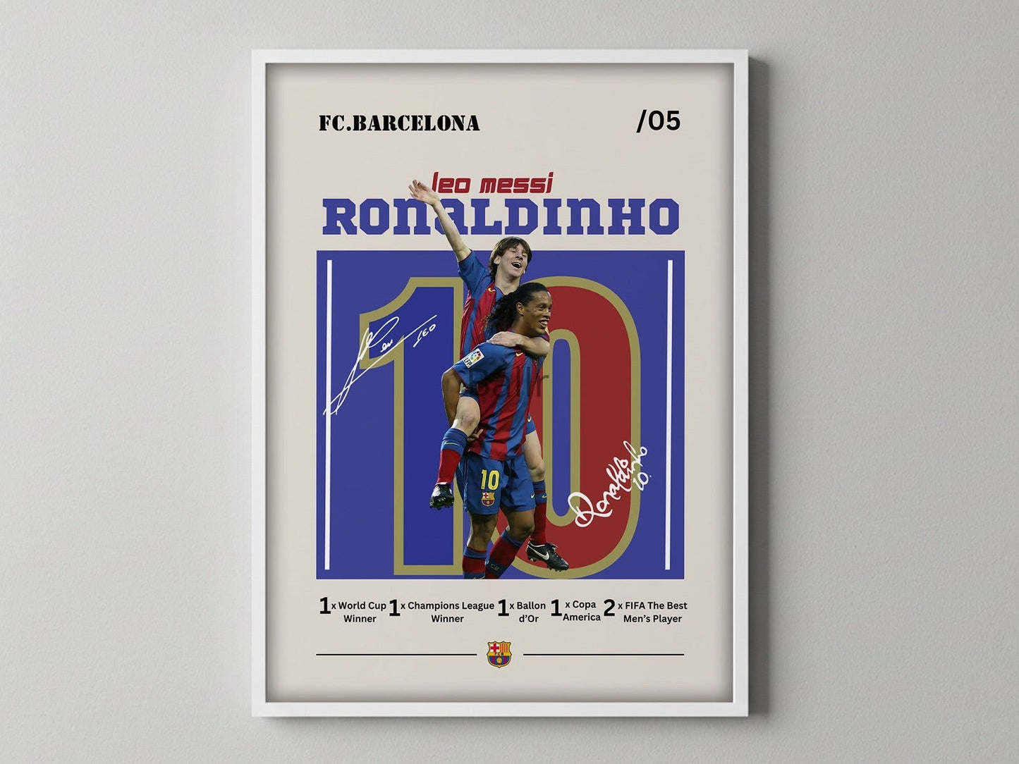 Ronaldinho x Messi 2005