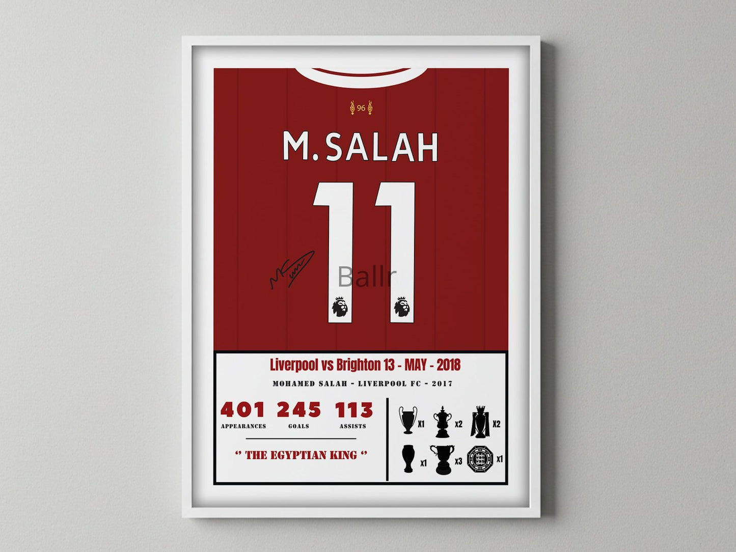Mohamed Salah's Iconic Season 17/18 Kit