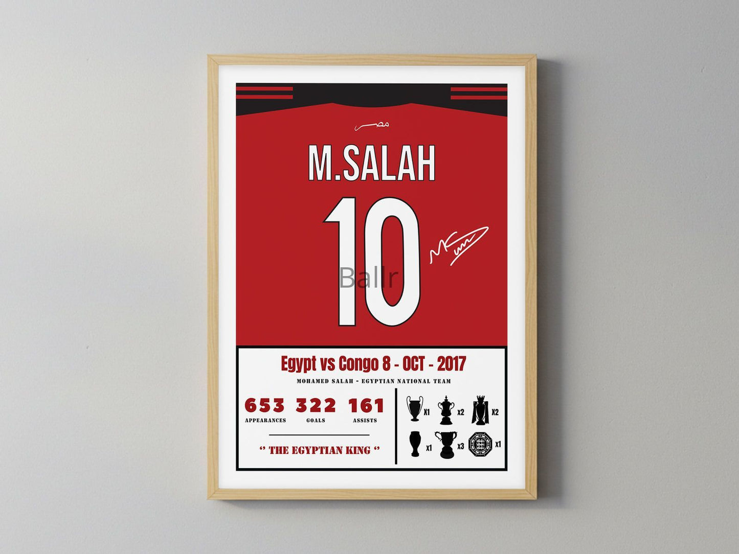 Mo Salah World Cup Qualification Goal Kit