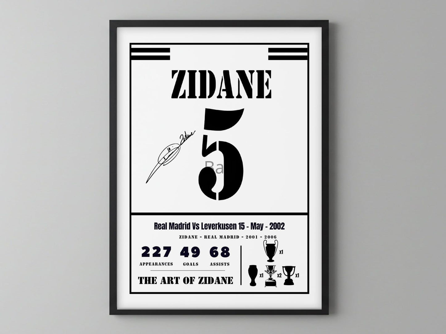 Zidane Kit 2002 Vs Leverkusen