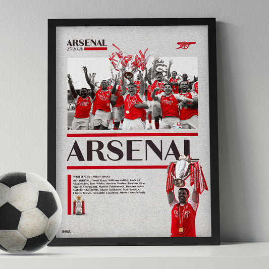 Arsenal Winning The Premier League Iconic moment