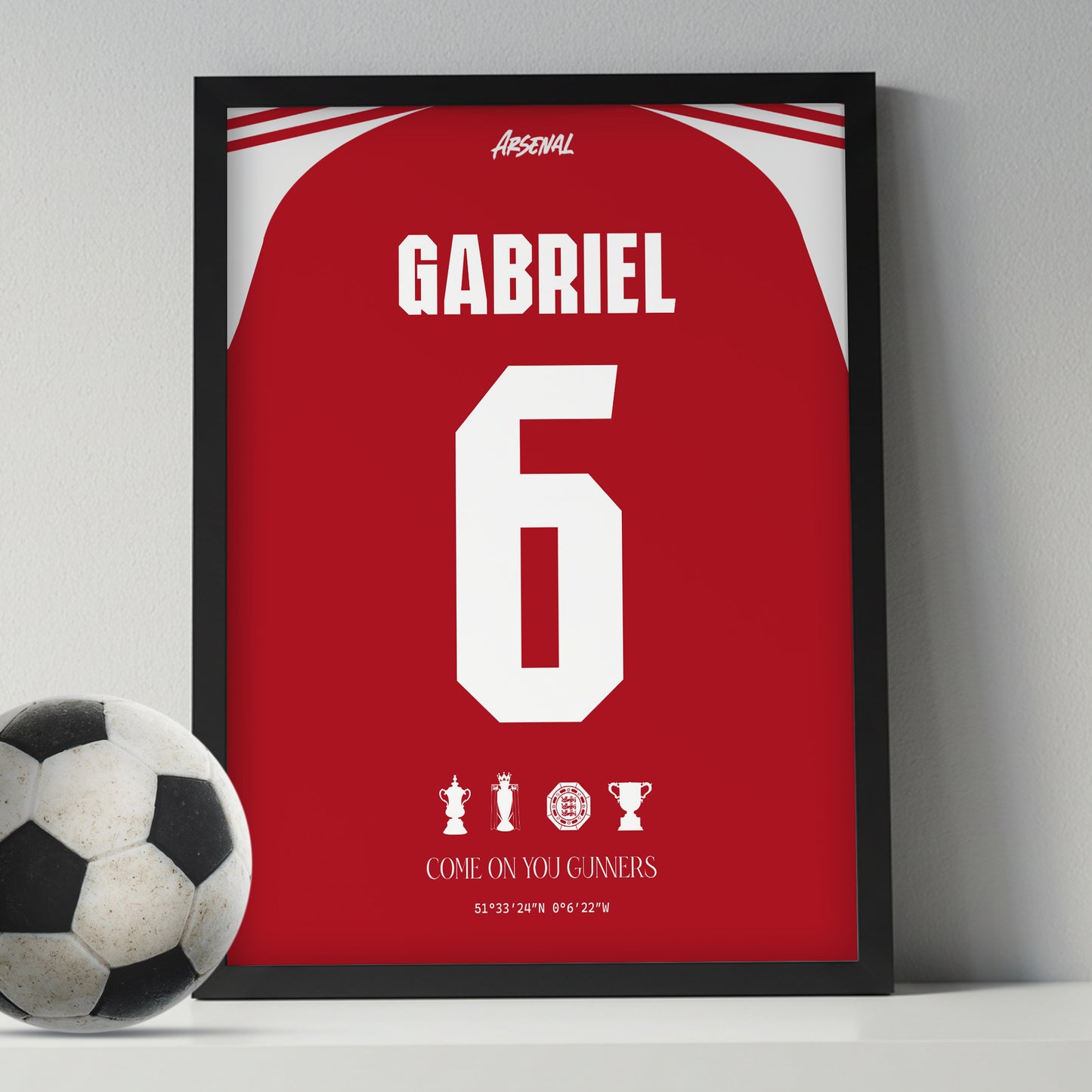 Gabriel Arsenal Kit 25/26