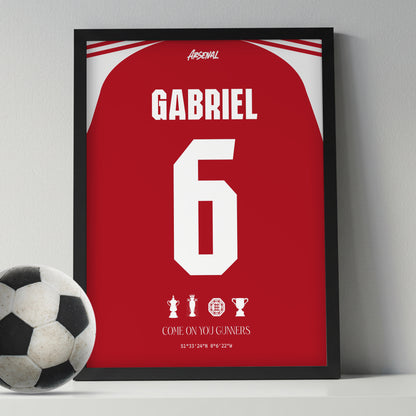 Gabriel Arsenal Kit 25/26