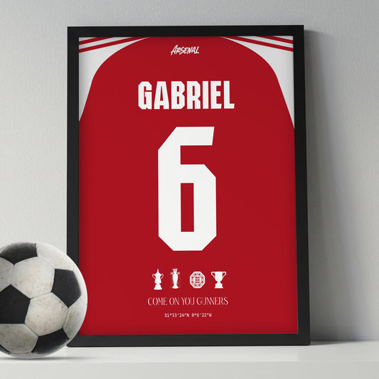 Gabriel Arsenal Kit 25/26