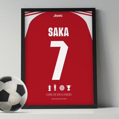 Bukayo Saka Arsenal Kit 25/26
