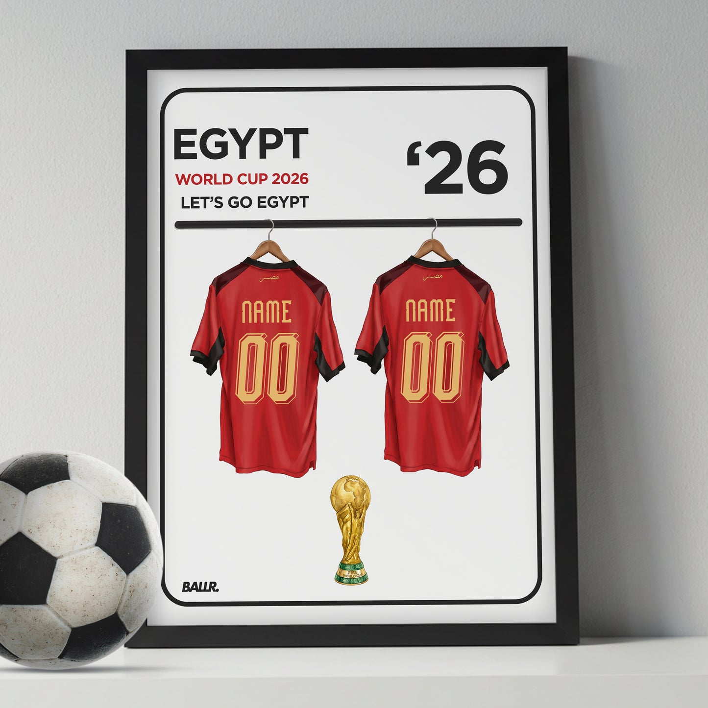 Egypt Personalised Locker Room World Cup Kit 2026