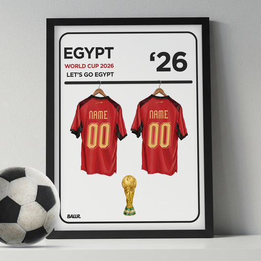 Egypt Personalised Locker Room World Cup Kit 2026