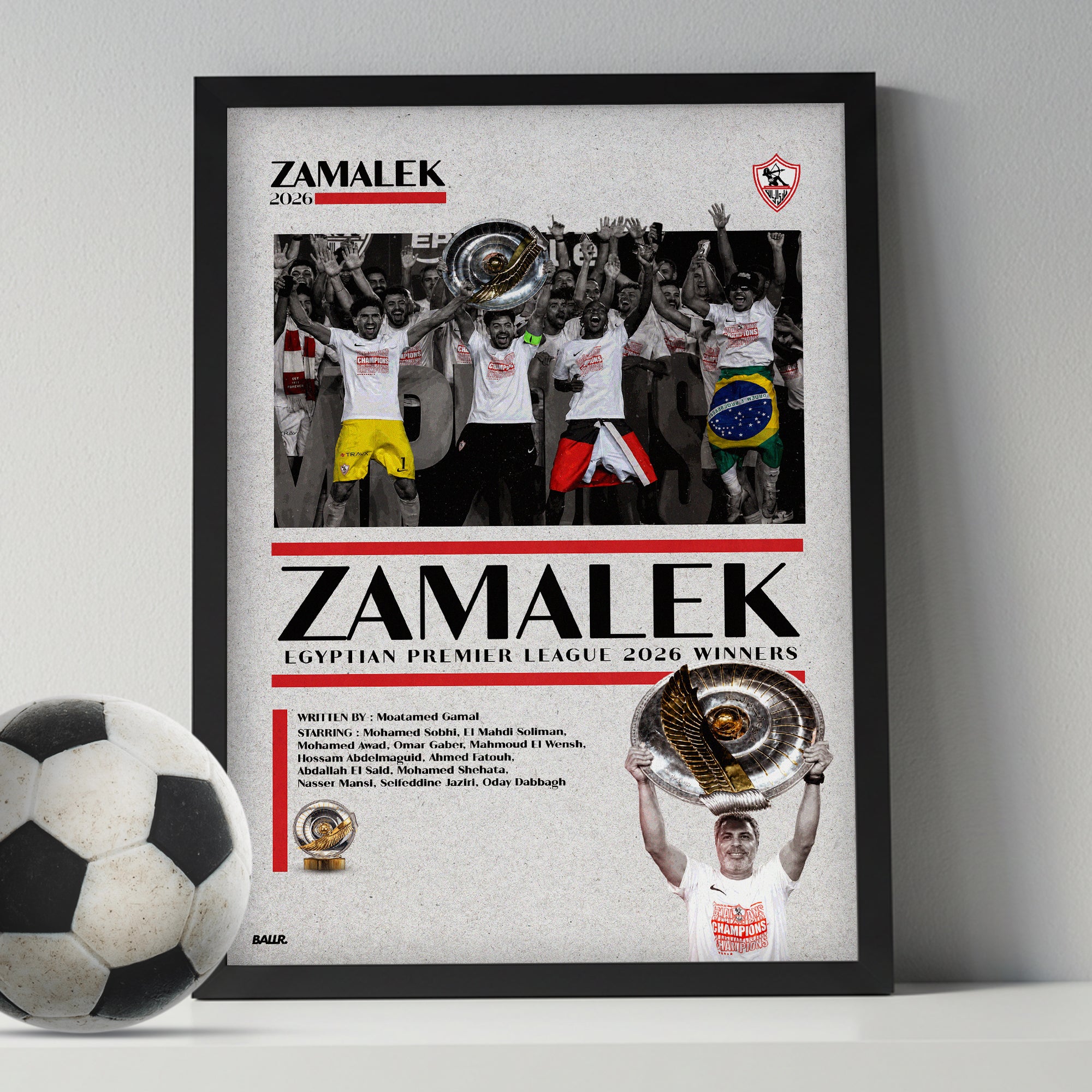 Zamalek Winning The Egyptian League 25/26 Iconic Moment