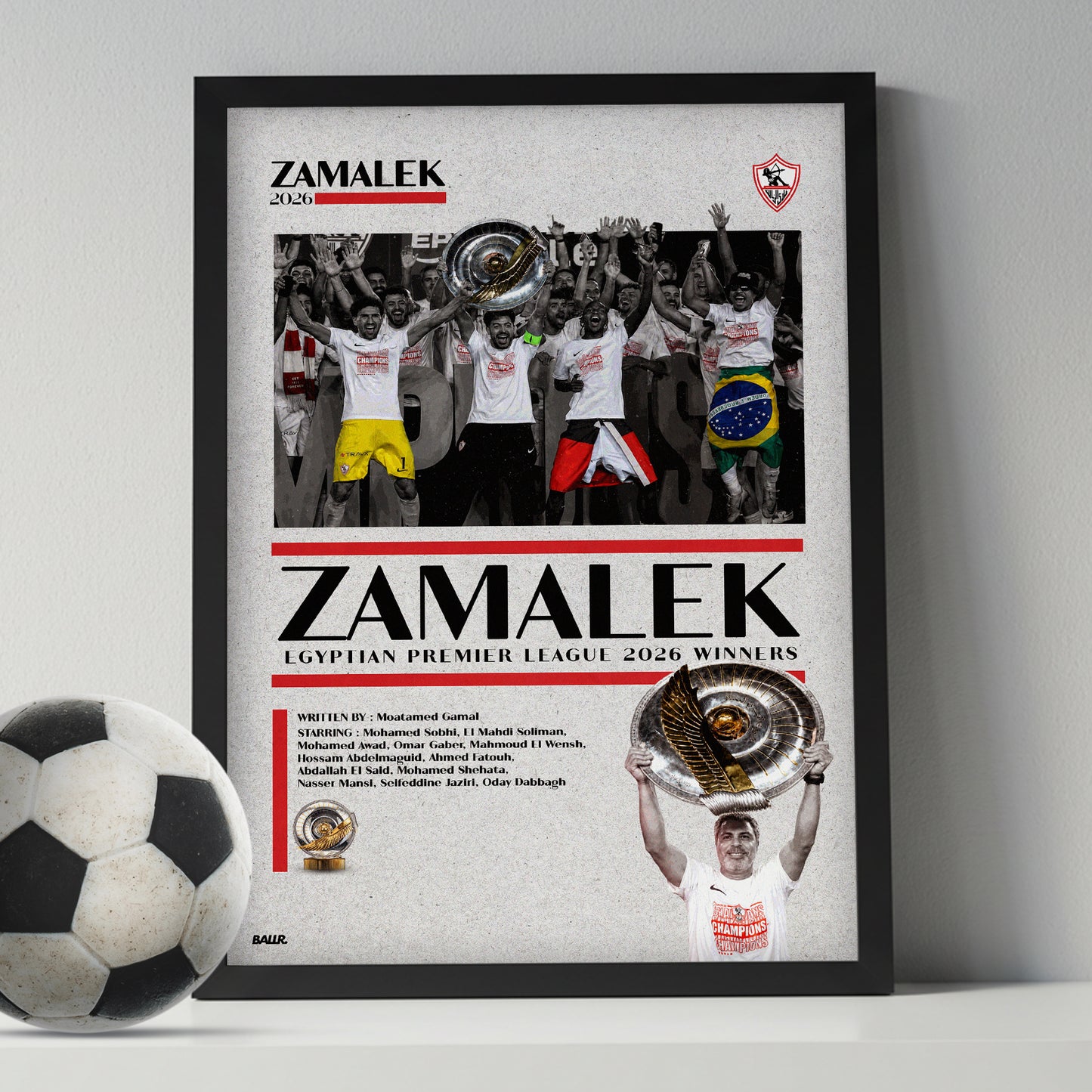Zamalek Winning The Egyptian League 25/26 Iconic Moment