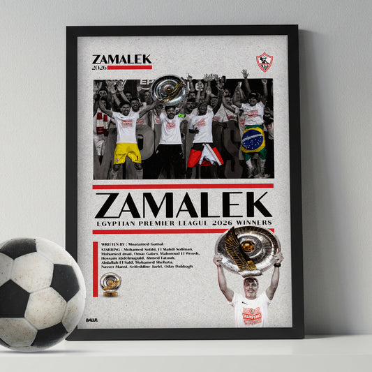 Zamalek Winning The Egyptian League 25/26 Iconic Moment