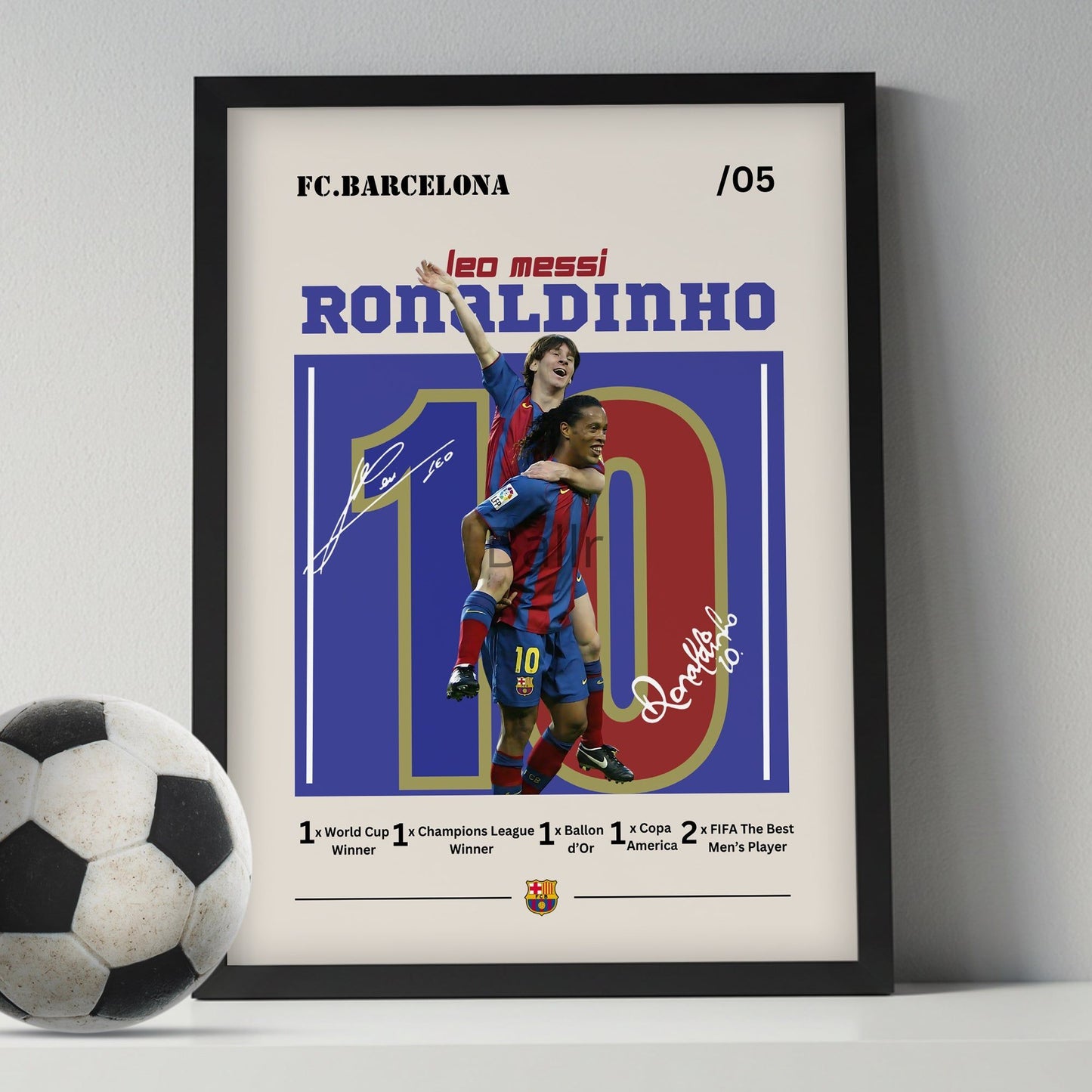 Ronaldinho x Messi 2005