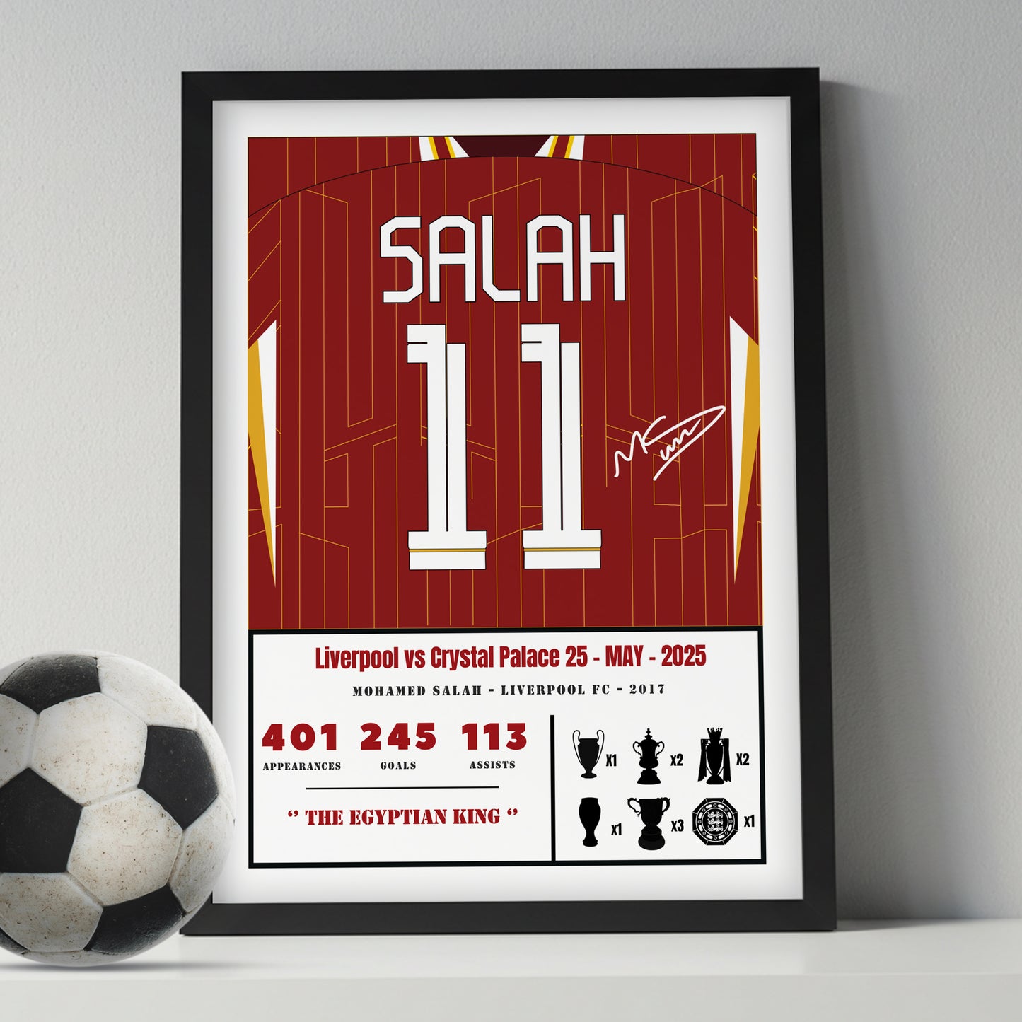 Mohamed Salah's Iconic Season 24/25 Kit