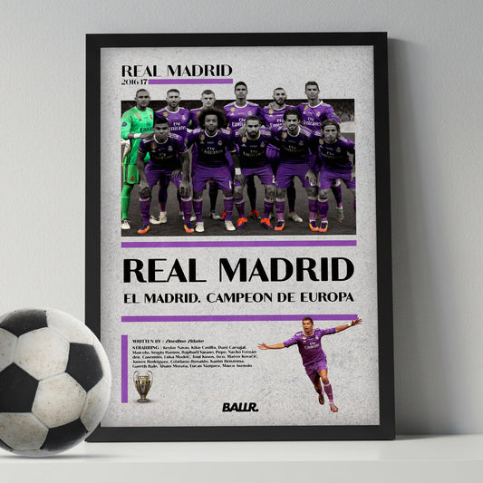 Real Madrid 16/17 UCL Champions