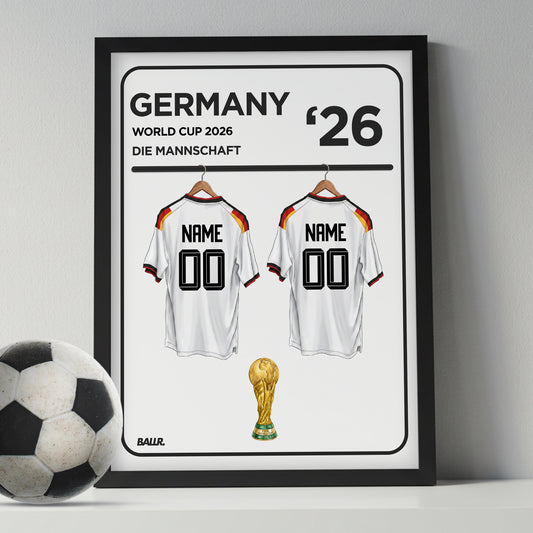 Germany Personalised Locker Room World Cup Kit 2026