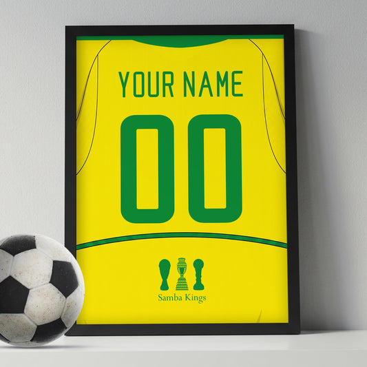 Personalised Brazil 2002 World Cup
