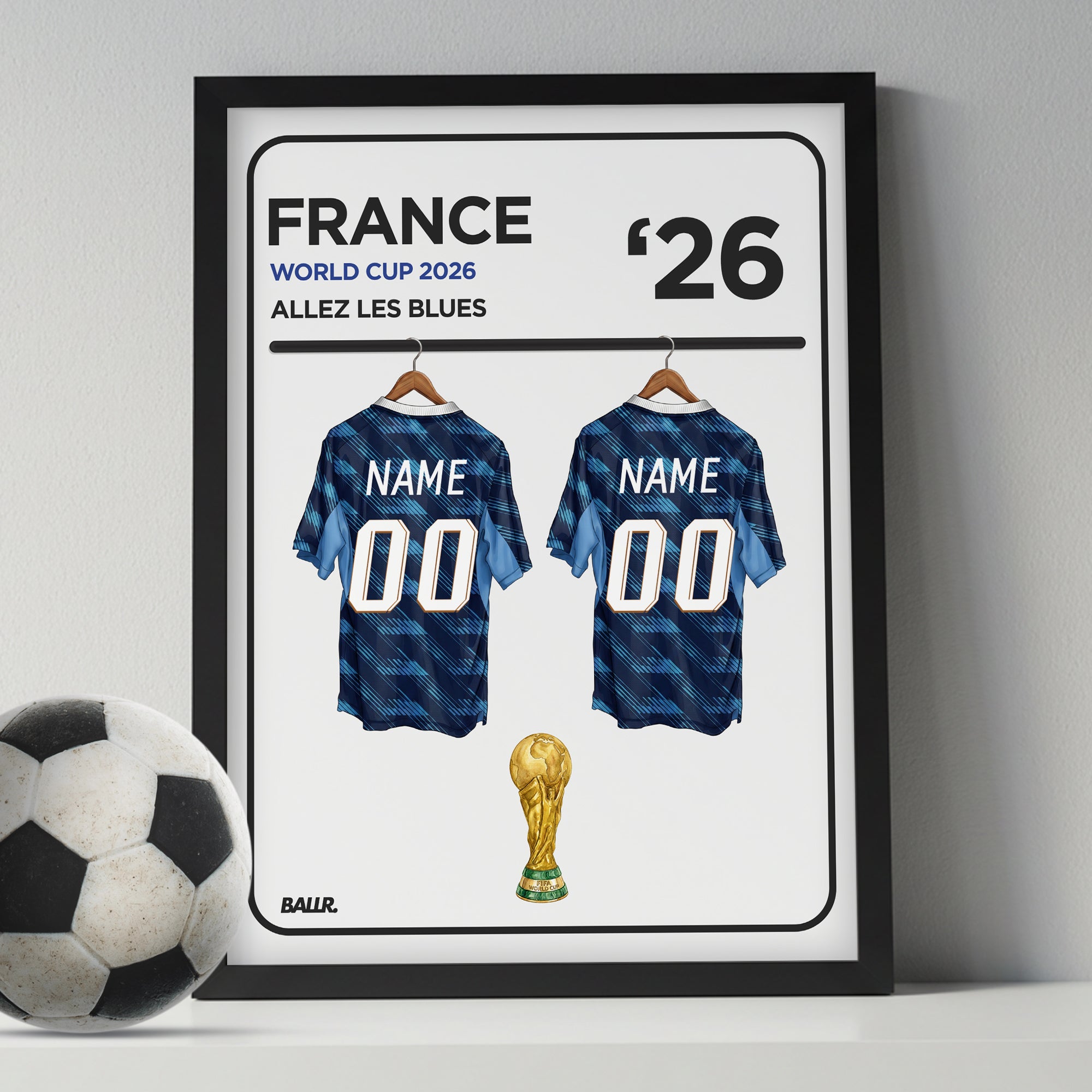 France Personalised Locker Room World Cup Kit 2026