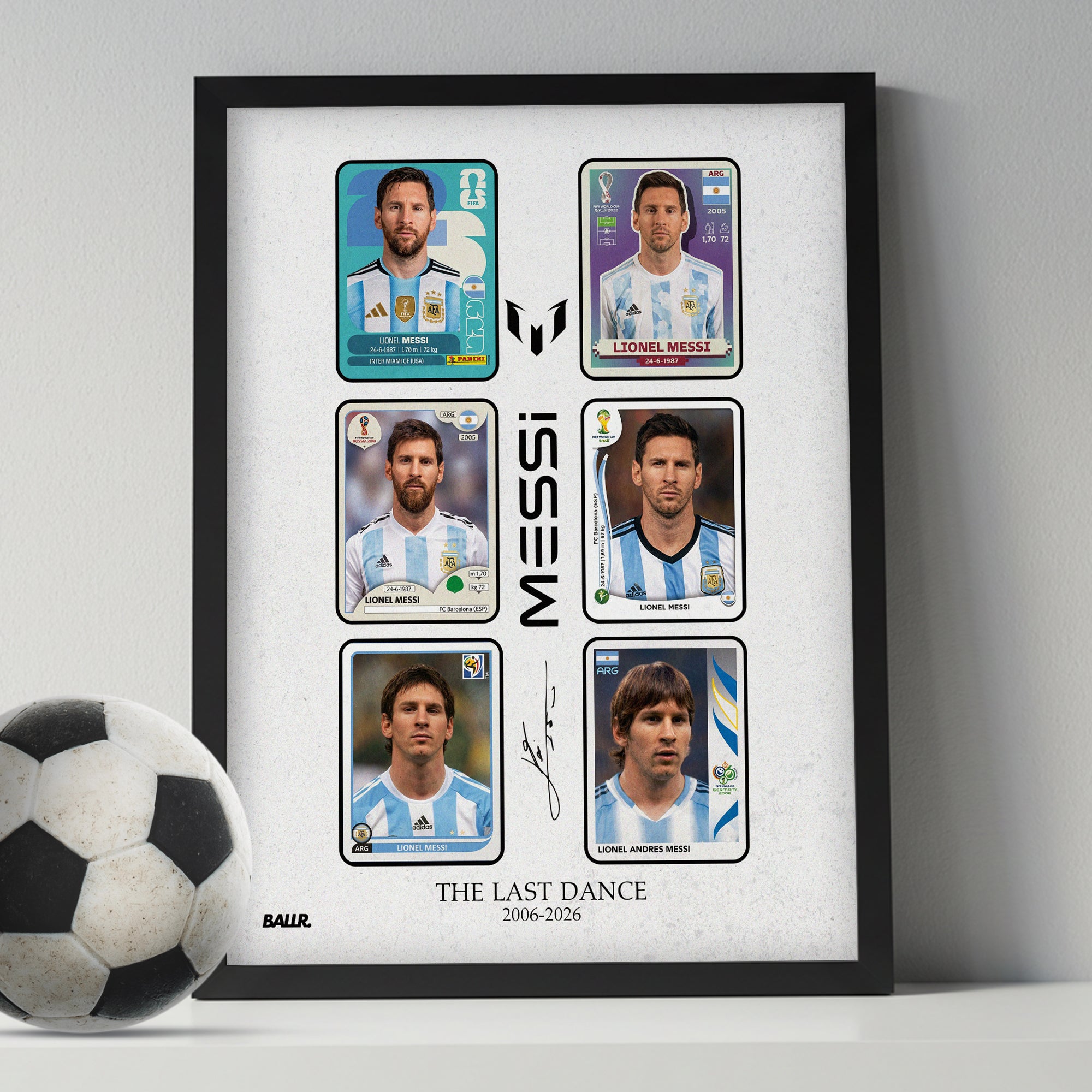 Messi Panini Cards The Last Dance