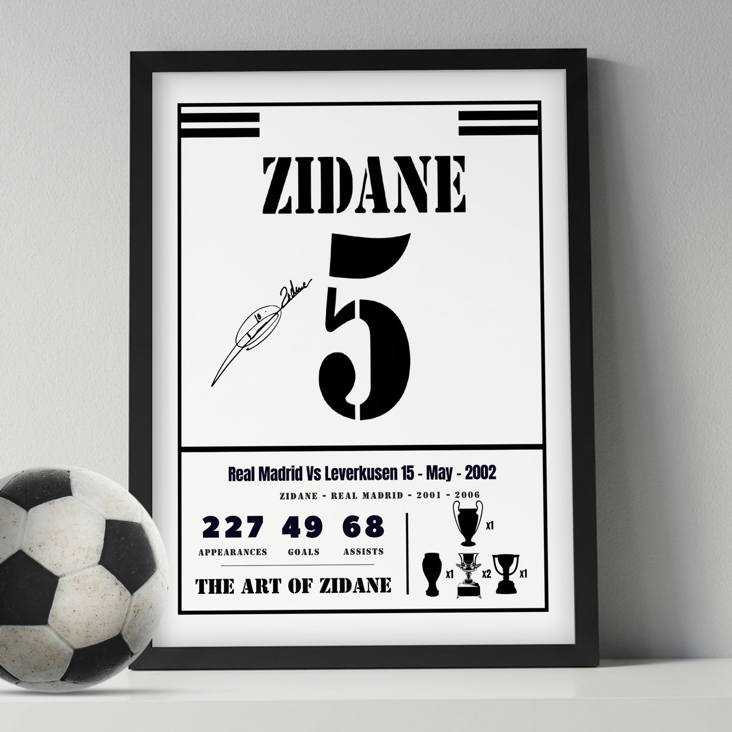 Zidane Kit 2002 Vs Leverkusen