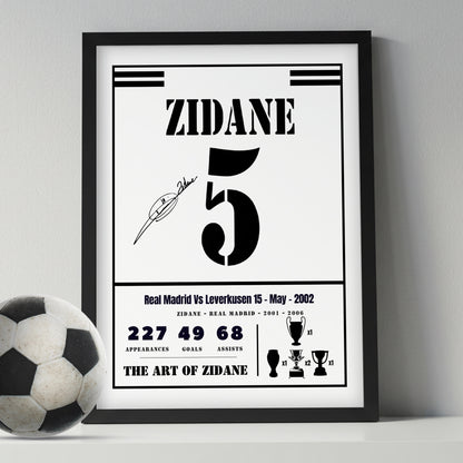 Zidane Kit 2002 Vs Leverkusen