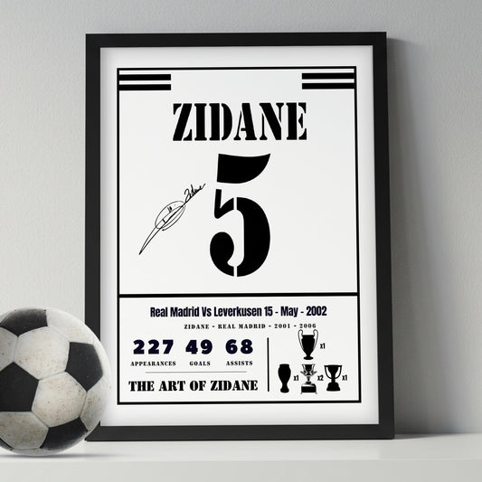 Zidane Kit 2002 Vs Leverkusen