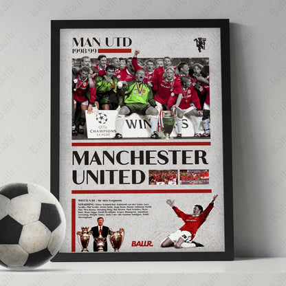 Manchester United 1998/1999 Iconic Treble Season