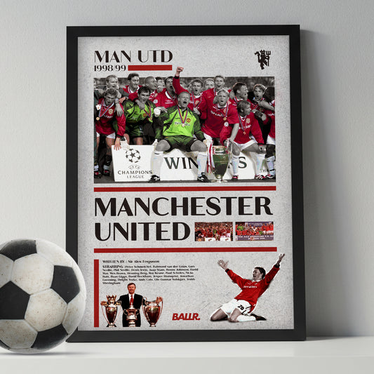 Manchester United 1998/1999 Iconic Treble Season