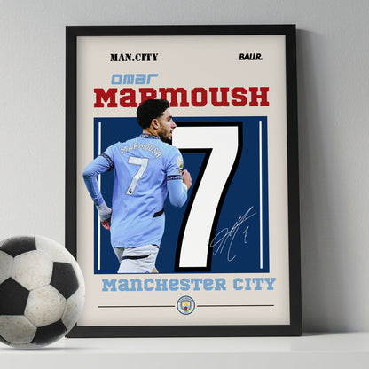 Omar Marmoush Man City Debut