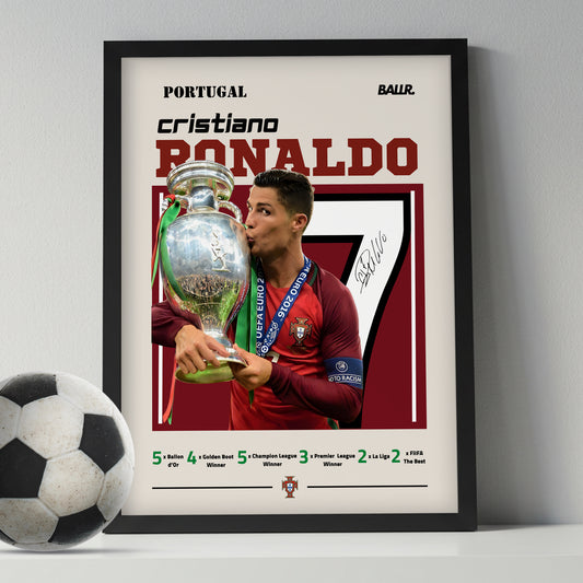 Cristiano Ronaldo Winning The Euros 2016