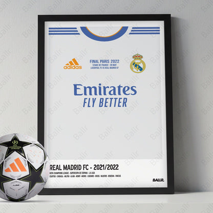 Real Madrid UCL 21/22 Iconic Tournament Front Kit ver.