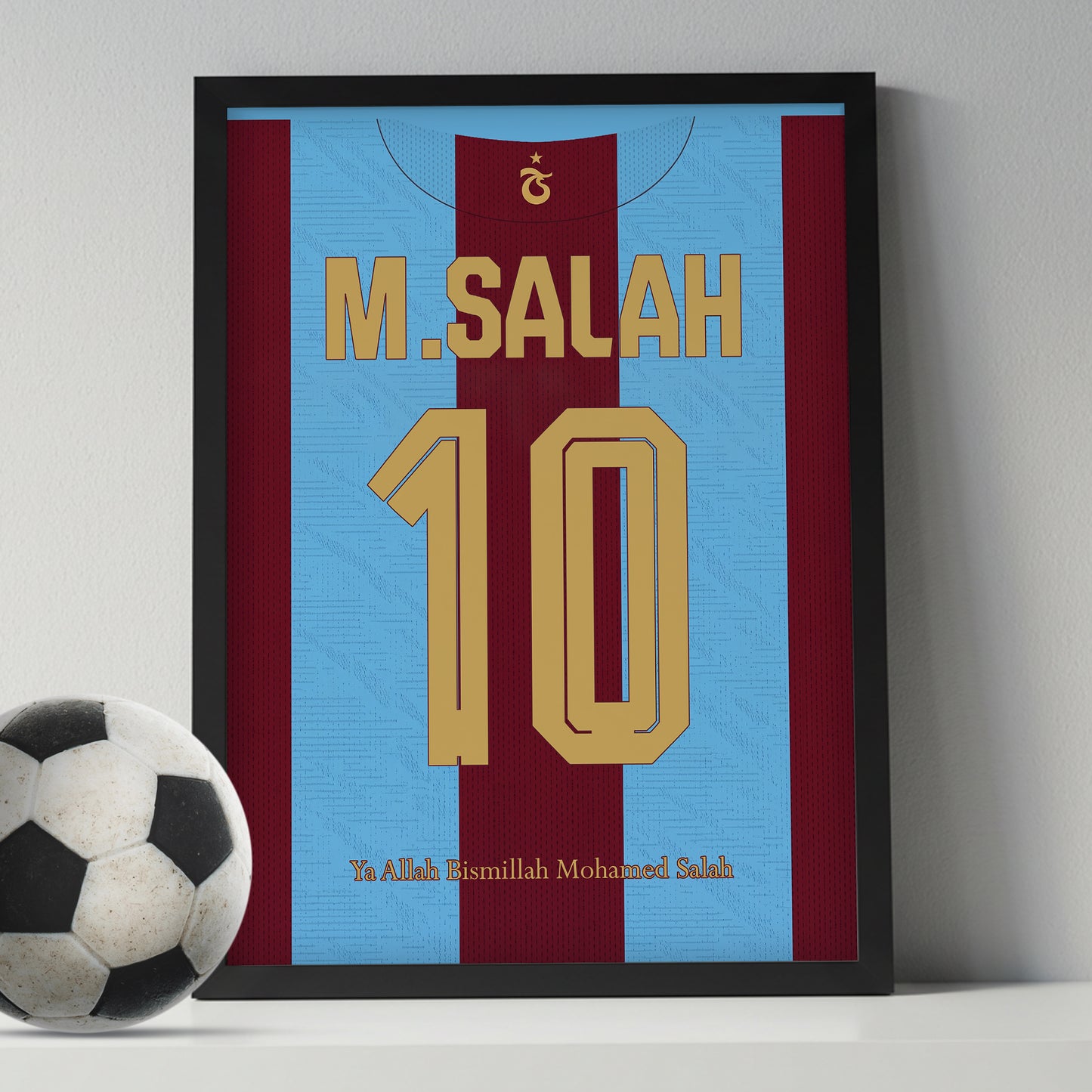 Mohamed Salah Trabzonspor Kit Poster