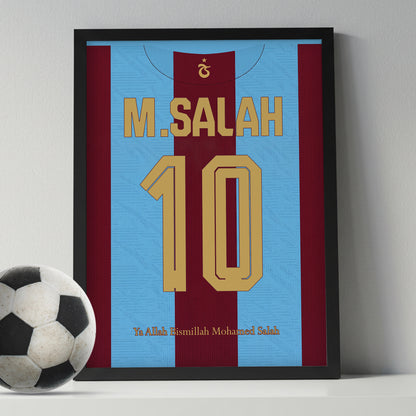 Mohamed Salah Trabzonspor Kit Poster