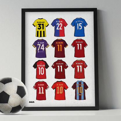 Mohamed Salah Clubs Legacy Kits Version