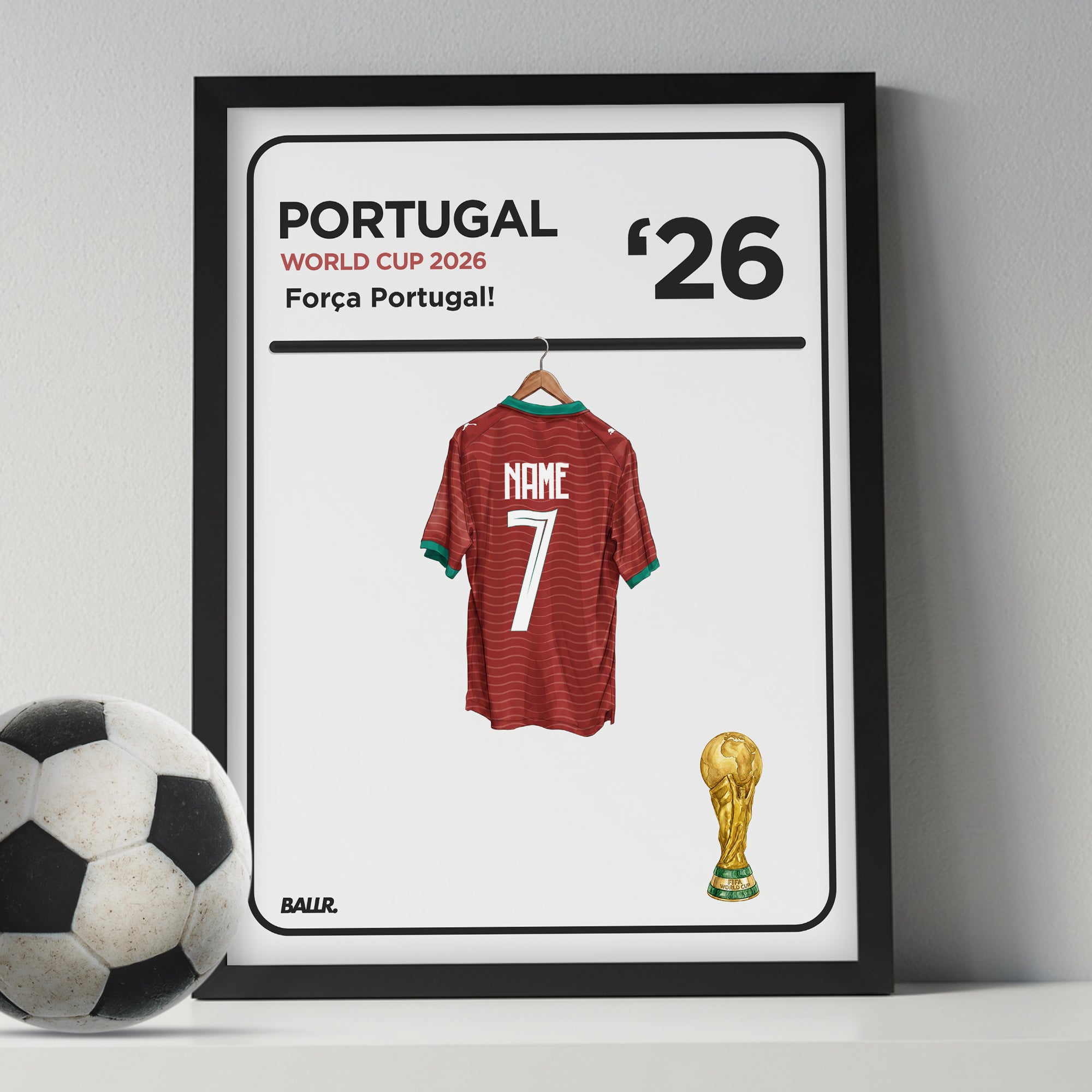 Personalised Locker Room Kit Portugal 2026 World Cup