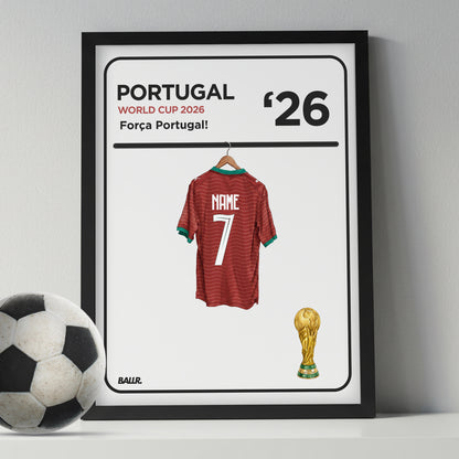Personalised Locker Room Kit Portugal 2026 World Cup