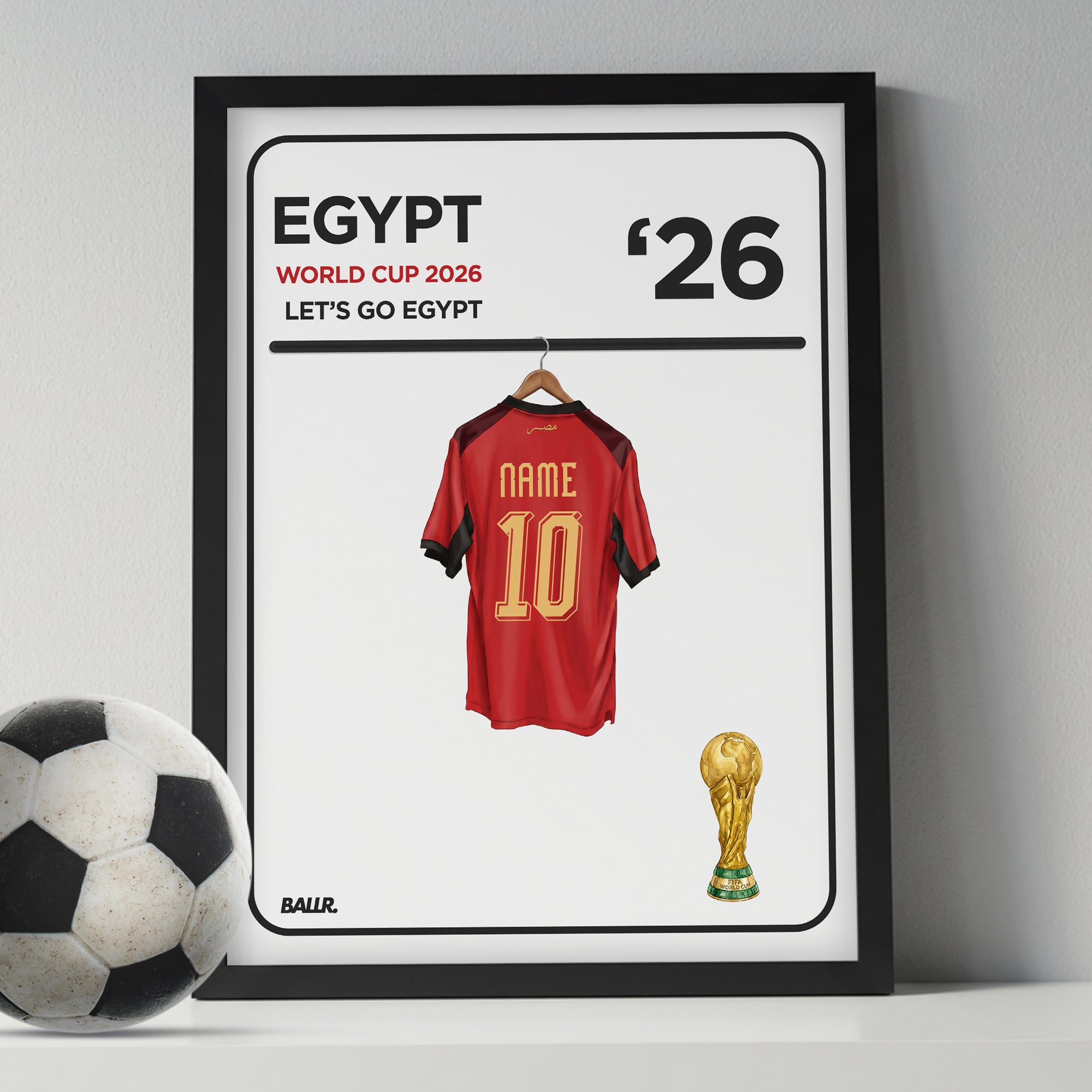 Personalised Locker Room Kit Egypt 2026 World Cup