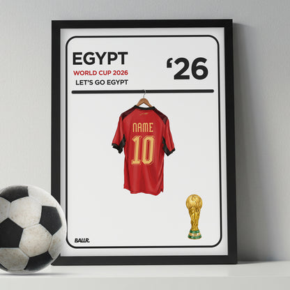 Personalised Locker Room Kit Egypt 2026 World Cup