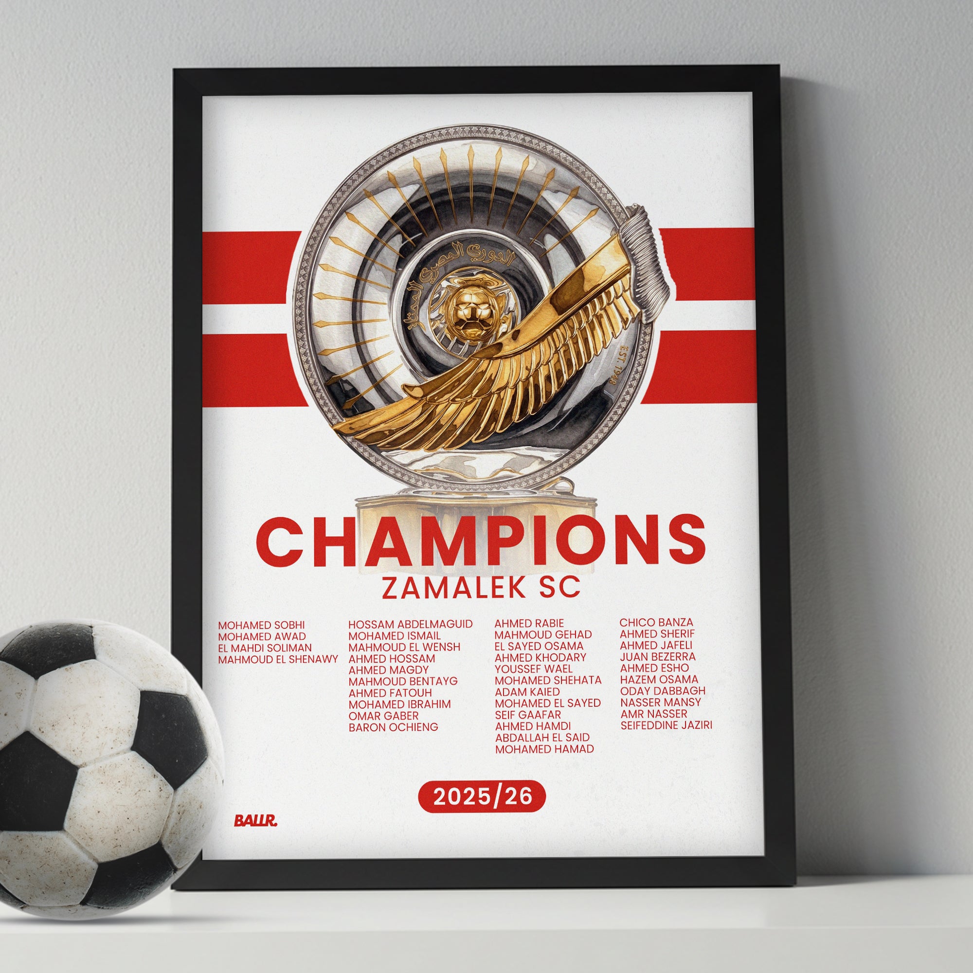 Zamalek League Champions Squad Name 25/26