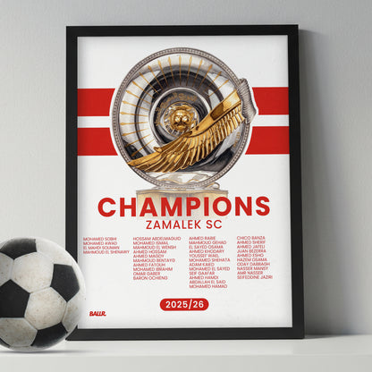 Zamalek League Champions Squad Name 25/26
