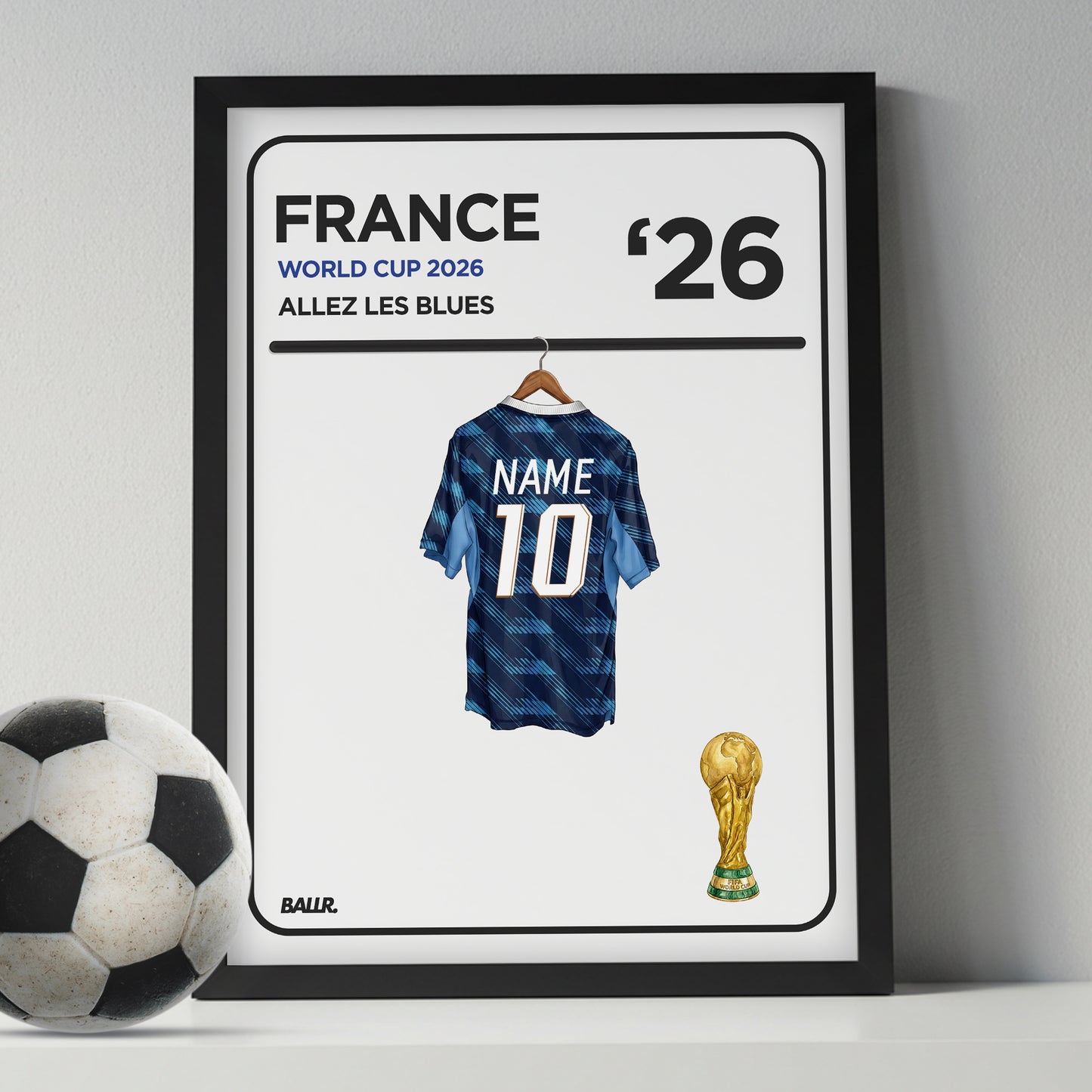 Personalised Locker Room Kit France 2026 World Cup