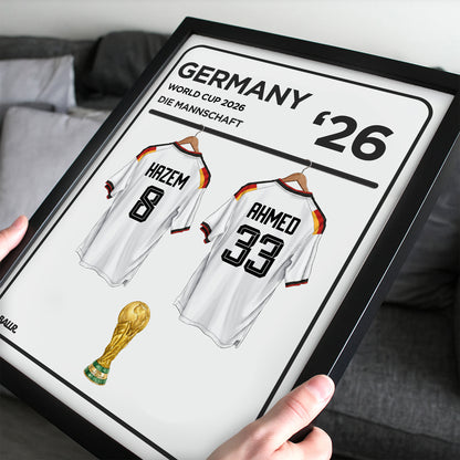 Germany Personalised Locker Room World Cup Kit 2026