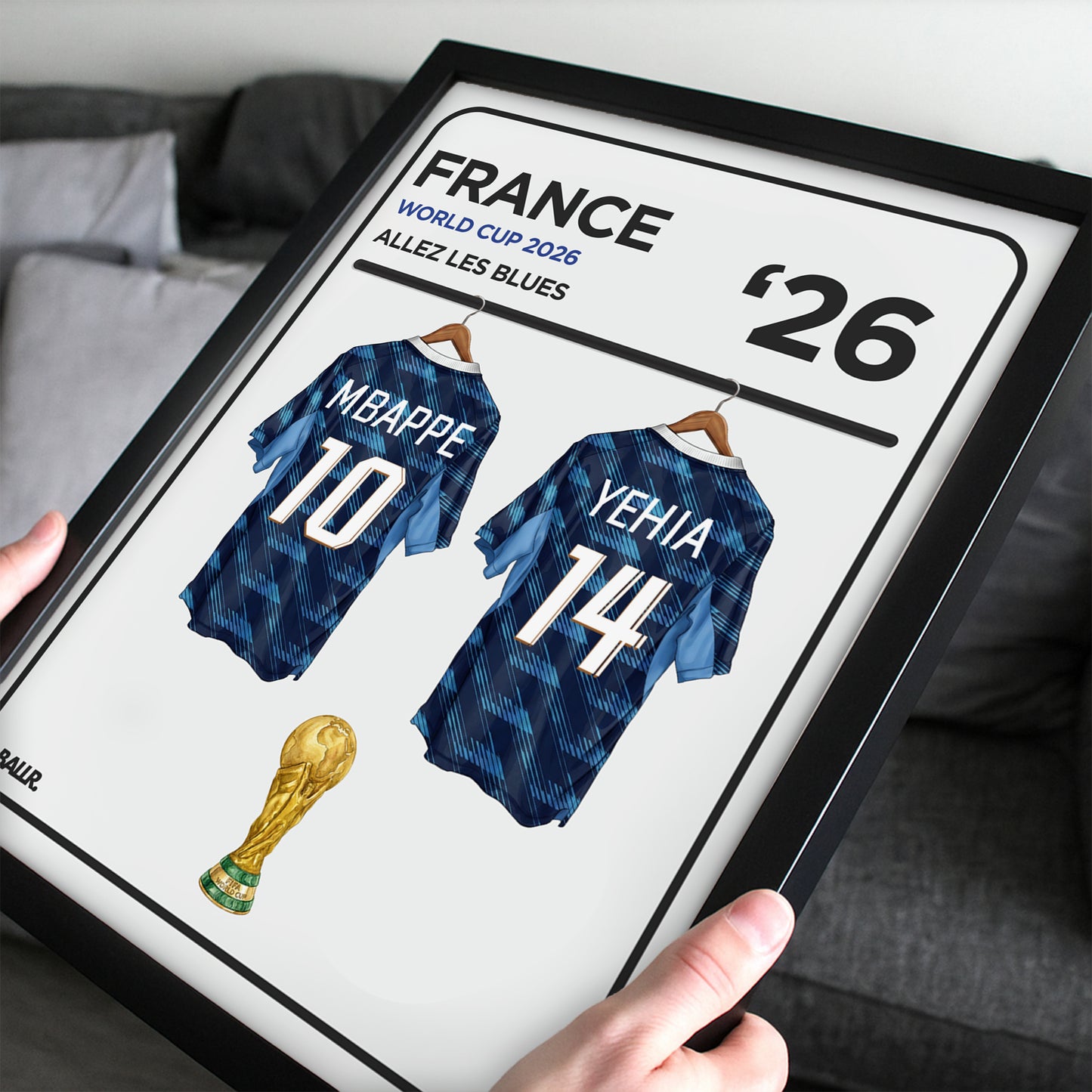 France Personalised Locker Room World Cup Kit 2026