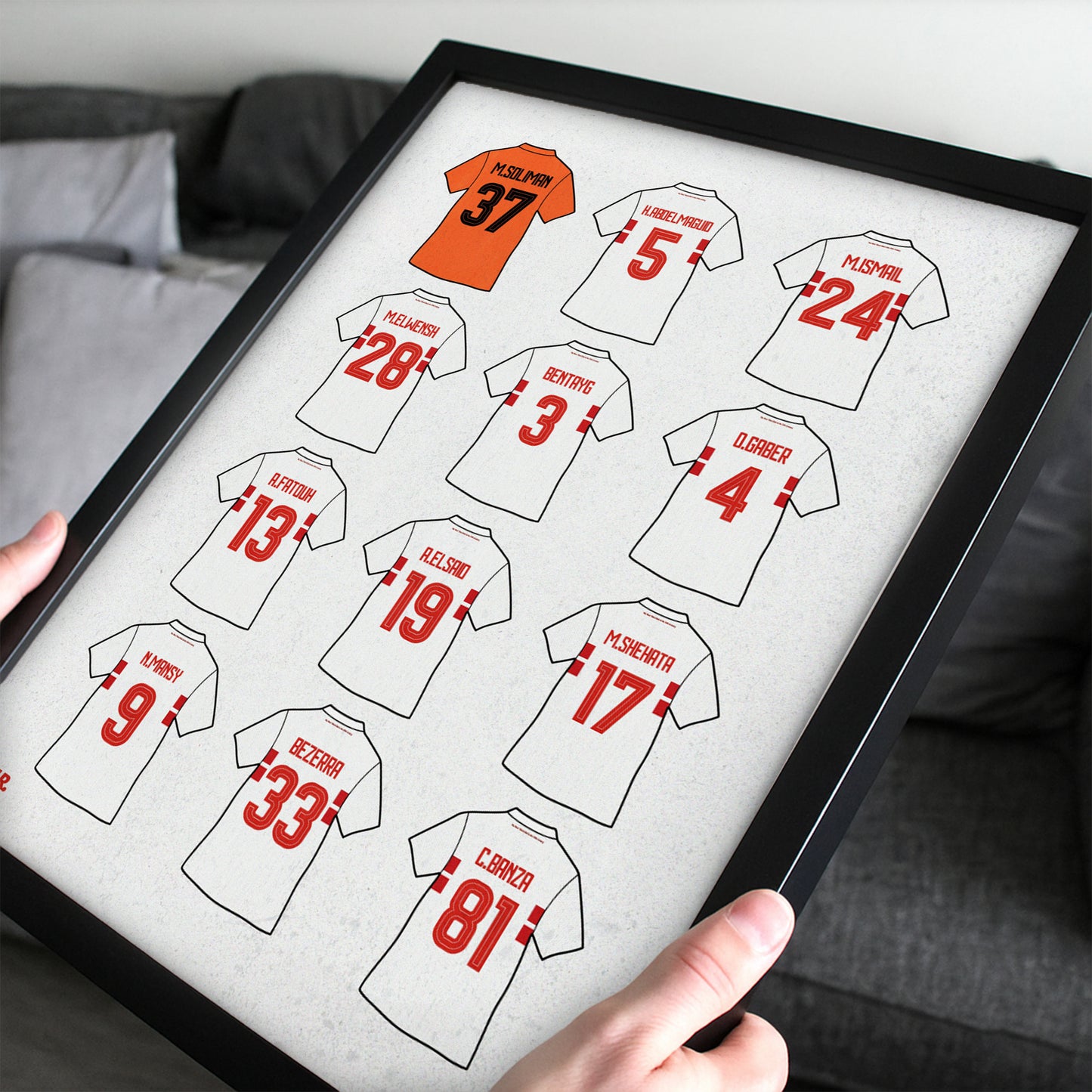 Zamalek Winning Squad Egyptian League 25/26 Kits