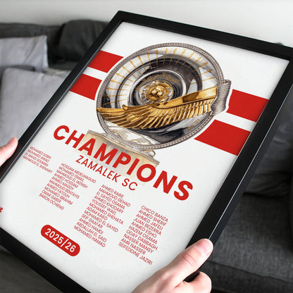 Zamalek League Champions Squad Name 25/26