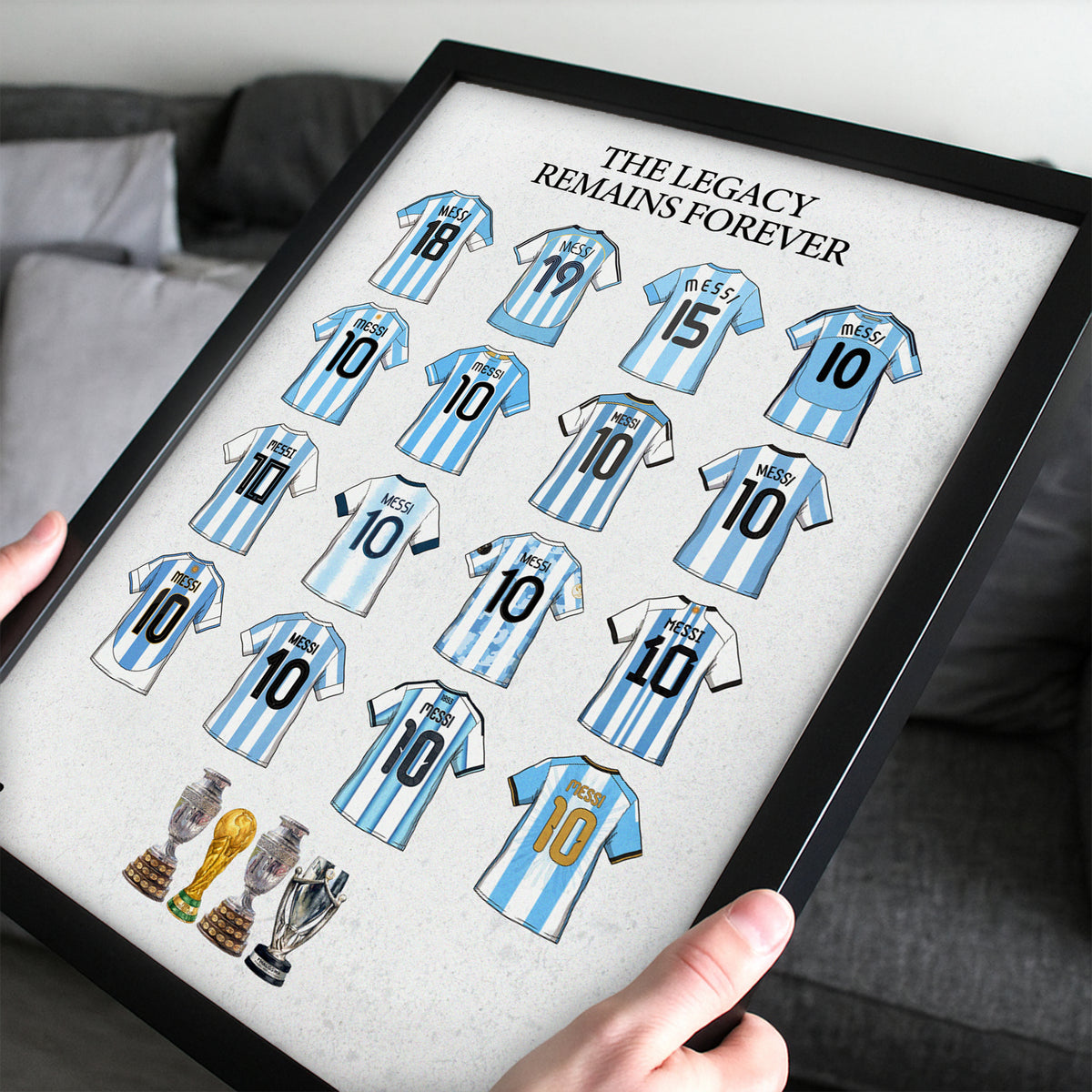 Messi All Argentina Kits