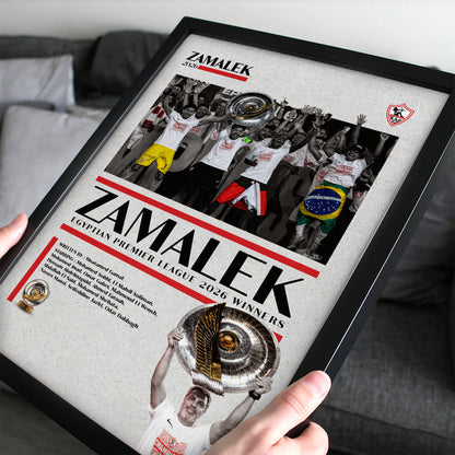 Zamalek Winning The Egyptian League 25/26 Iconic Moment