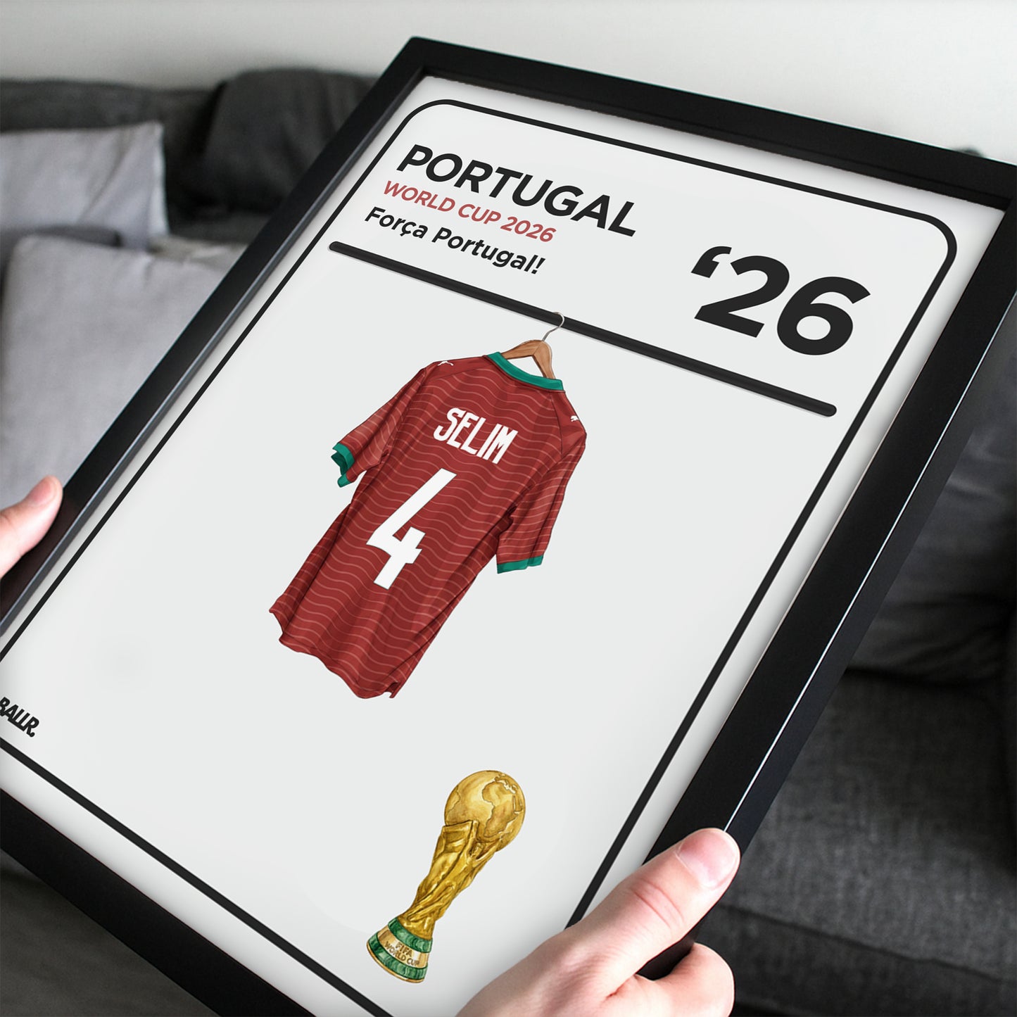 Personalised Locker Room Kit Portugal 2026 World Cup
