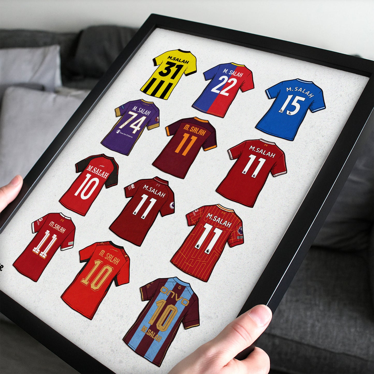 Mohamed Salah Clubs Legacy Kits Version